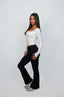 WHITE SCULPT LONG SLEEVE
