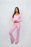 BLUSH FOLDOVER FLARES