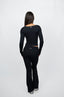 JET BLACK SCULPT LONG SLEEVE