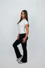 WHITE SCULPT TEE