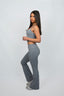 GREY MARLE FOLDOVER FLARES