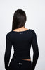 JET BLACK SCULPT LONG SLEEVE
