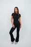 JET BLACK SCULPT TEE