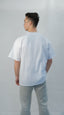 WHITE UNISEX OVERSIZED ENTee