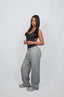 GREY STRAIGHT LEG TRACKPANTS