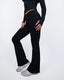 JET BLACK FOLDOVER FLARES
