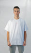 WHITE UNISEX OVERSIZED ENTee