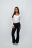 WHITE SCULPT LONG SLEEVE