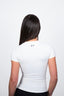 WHITE SCULPT TEE
