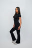 JET BLACK SCULPT TEE
