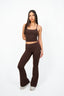 CHOCOLATE FOLDOVER FLARES