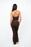 CHOCOLATE FOLDOVER FLARES