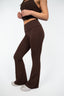 CHOCOLATE FOLDOVER FLARES