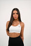 WHITE KYRA CROP