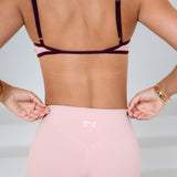 (DUSTY ROSE x WINE) TWO TONE CROP