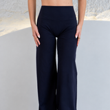 NAVY WIDE LEG PANTS