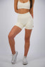 BUTTERMILK SEAMLESS SCRUNCH SHORTS