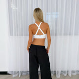 SUPPORTIVE CROP (WHITE X BLACK).