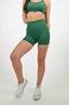 EMERALD SEAMLESS SCRUNCH SHORTS