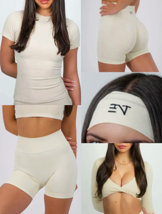 "GYM GIRL" BUNDLE - BUTTERMILK