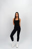 JET BLACK ZARLIA HALTER NECK