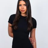 JET BLACK SCULPT TEE