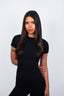 JET BLACK SCULPT TEE