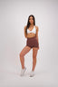 CINNAMON SEAMLESS SCRUNCH SHORTS