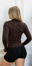 CHOCOLATE 3·6·5 SCULPT JACKET