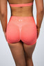 PEACH SPRITZ SCULPT SCRUNCH SHORTS