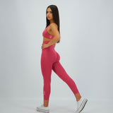 RASPBERRY SEAMLESS SCRUNCH LEGGINGS