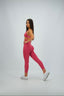 RASPBERRY SEAMLESS SCRUNCH LEGGINGS
