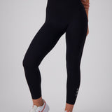JET BLACK SEAMLESS SCRUNCH LEGGINGS