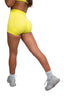 LEMON SEAMLESS SCRUNCH SHORTS