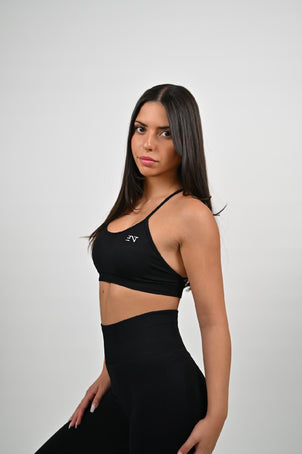 JET BLACK KYRA CROP