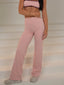 DUSTY ROSE STRAIGHT LEG PANTS
