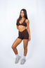 CHOCOLATE CROSSOVER SHORTS