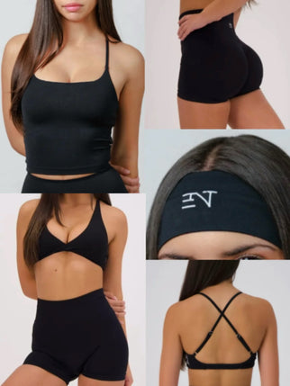 "GYM GIRL" BUNDLE - JET BLACK