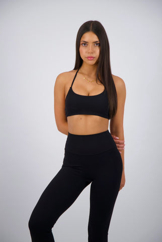 JET BLACK KLEO CROP