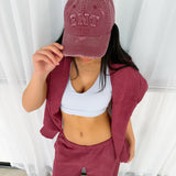 ENT VINTAGE CAP - WASHED RED.