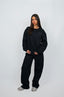 JET BLACK GLOBAL CREWNECK