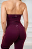 WINE ZARLIA HALTER NECK.