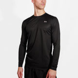 JET BLACK LONG SLEEVE COMPRESSIVE TEE