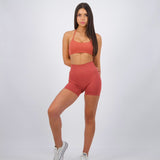 DESERT ROSE SEAMLESS SCRUNCH SHORTS