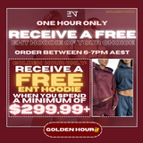 OFFER 03🔐: SPEND $299.99+ & RECEIVE A FREE HOODIE✨🩵♥️
