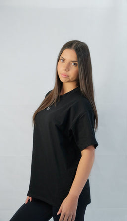 BLACK UNISEX OVERSIZED ENTee