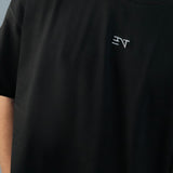 BLACK UNISEX OVERSIZED ENTee