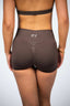 CHOCOLATE SCULPT SCRUNCH SHORTS