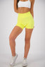 LEMON SEAMLESS SCRUNCH SHORTS