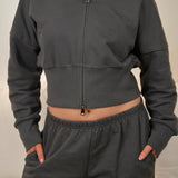 OFF-DUTY TRACK JACKET STEEL
